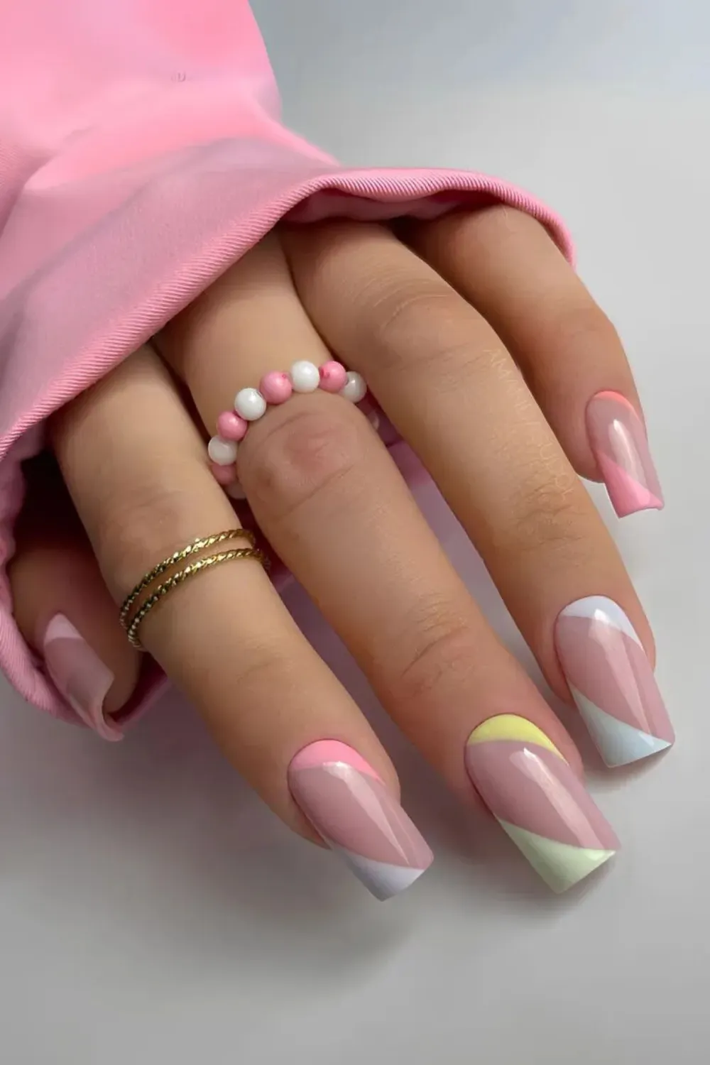 Pastel Skittle – Playful & Colorful nail design