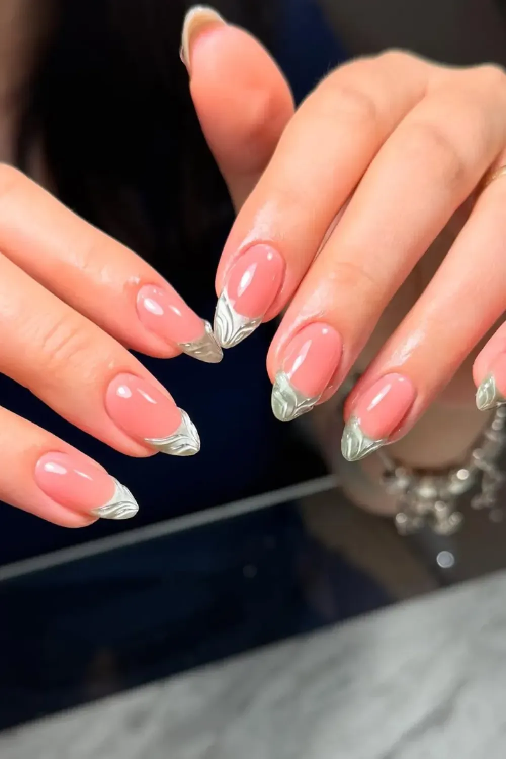  Bold pastel nail art featuring bright shades with white accents. 