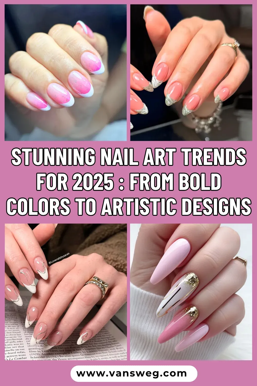 Stunning Nail Art Trends for 2025: From Bold Colors to Artistic Designs