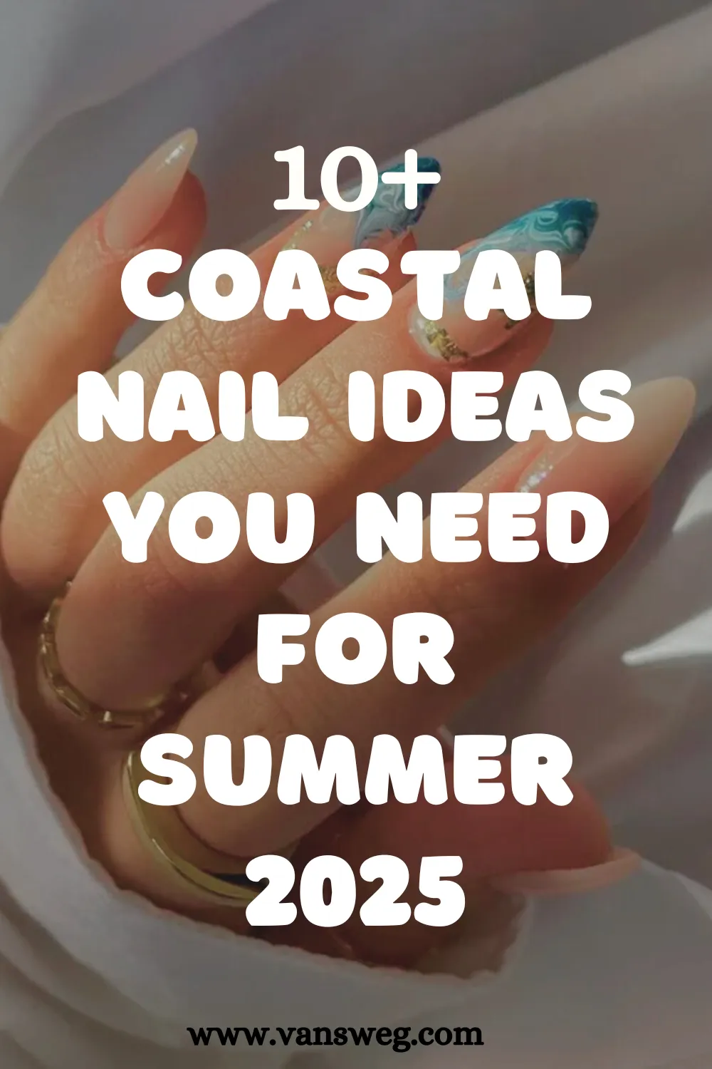 Coastal nail designs