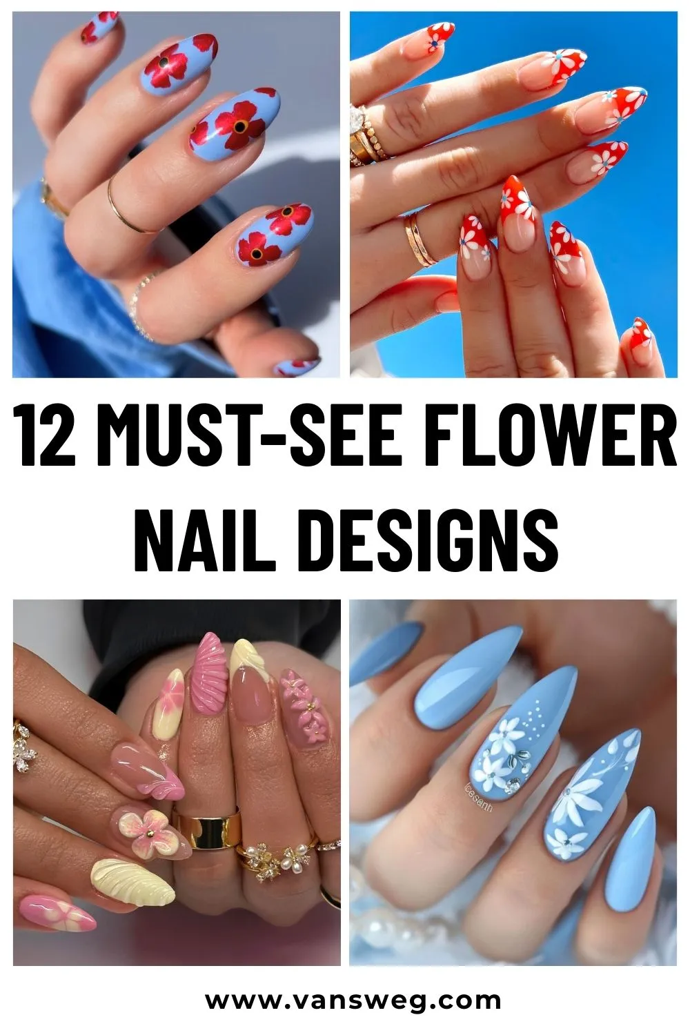 Flower nail designs