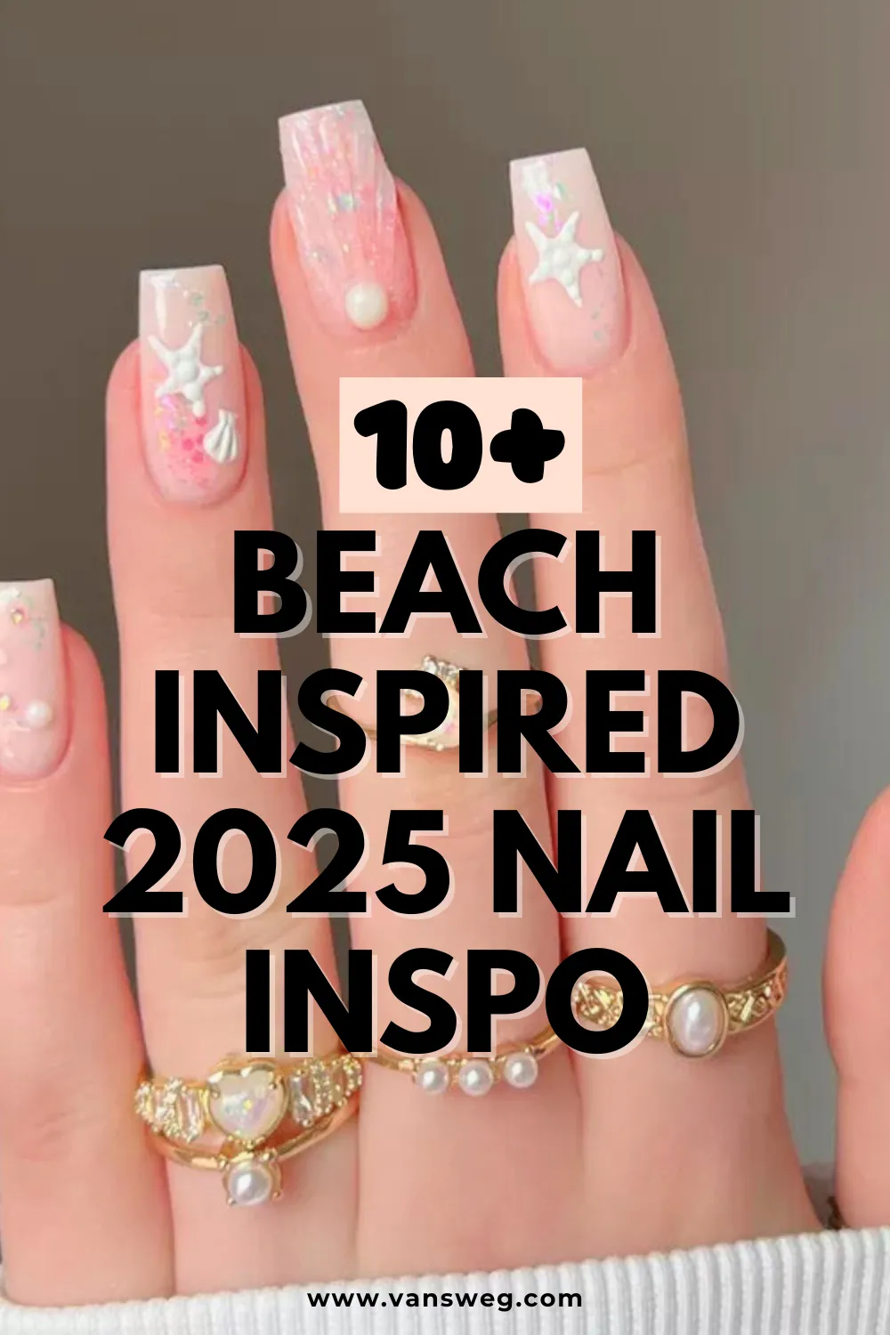 BEACH INSPIRED NAILS