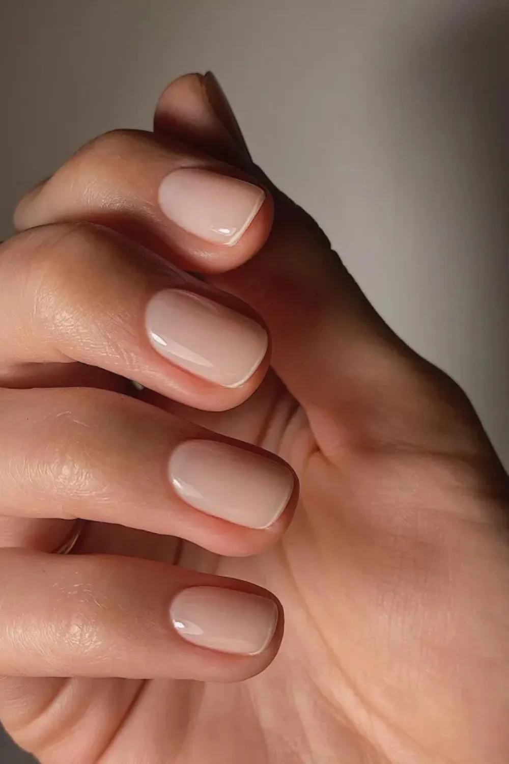 Short Natural Nails 2025 -Clean and minimal short natural nails trending in 2025