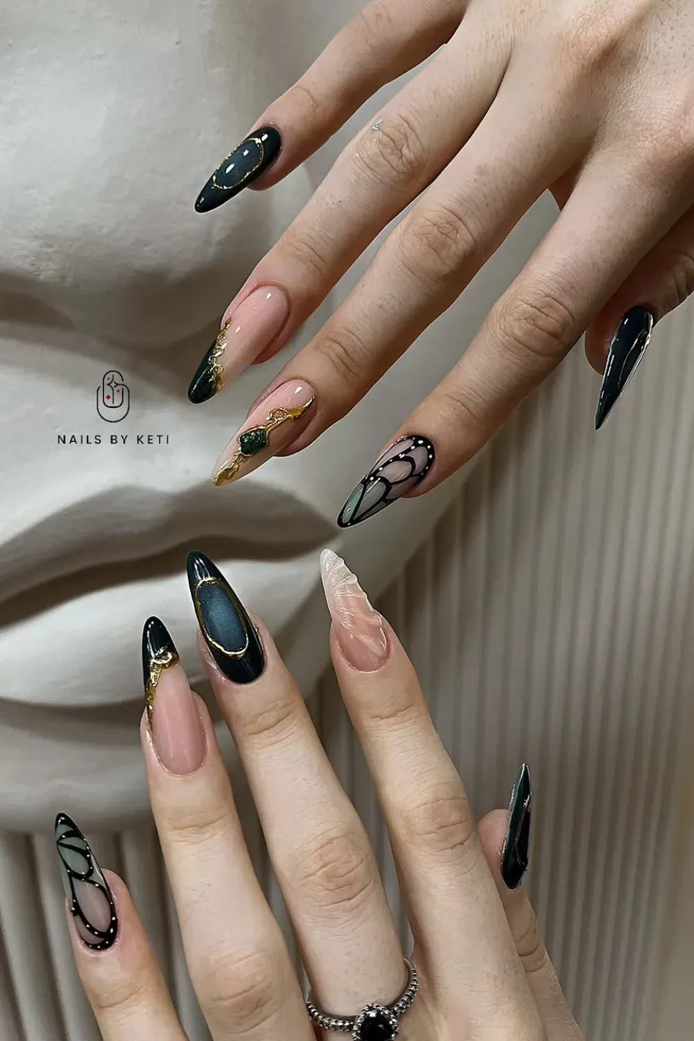 Creative Butterfly Nail Art: