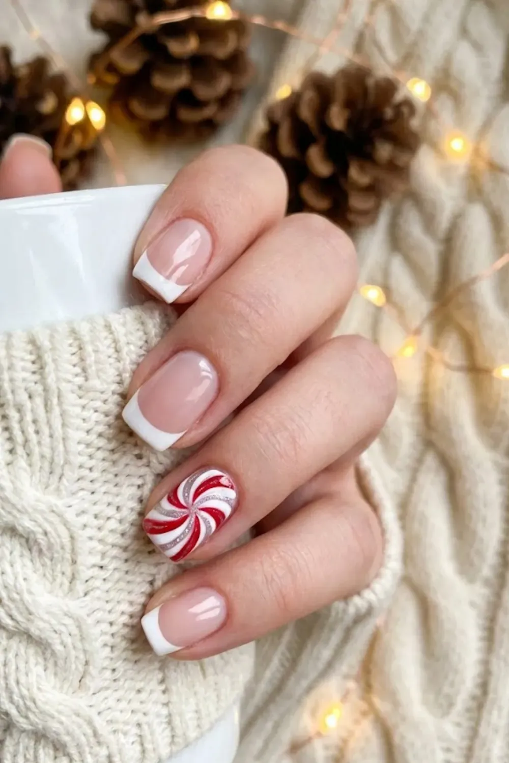40 White Christmas Nail Ideas for 2025 (Snowflake, Glitter & Winter Chrome)