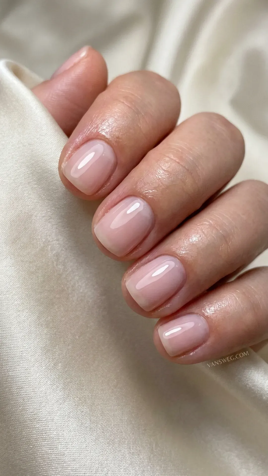 healthy repairing milky soap nails for damaged nails by VANSWEG.COM