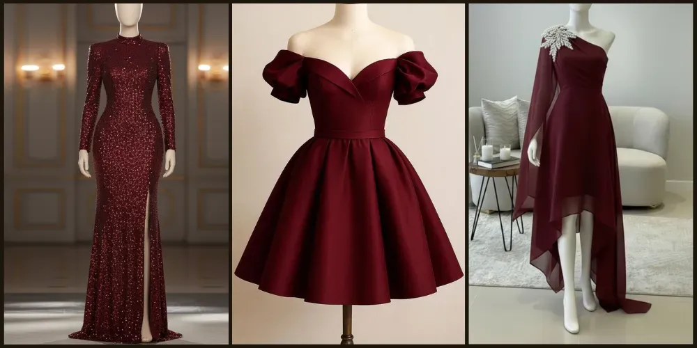 Burgundy Dreams Unveiling Our Most Glamorous, Structurally Luxe Collection