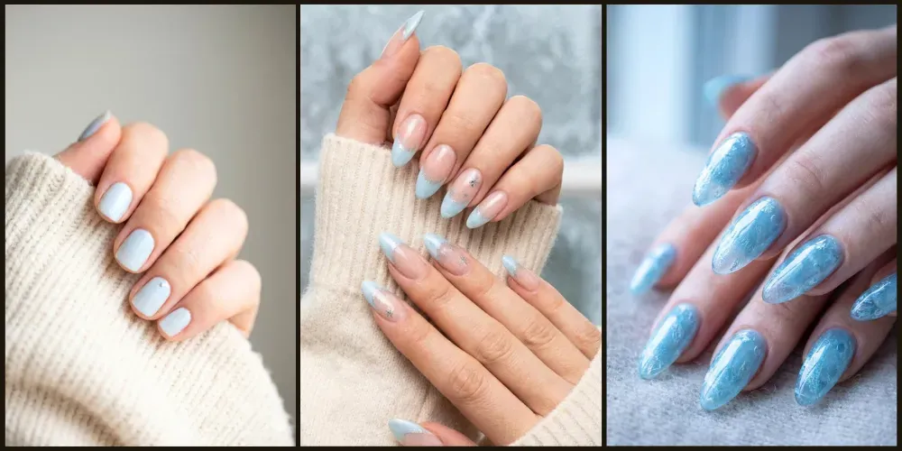 Icy Nails Are Taking Over Winter: 15 Frosty Blue & Chrome Nail Designs Everyone Is Saving