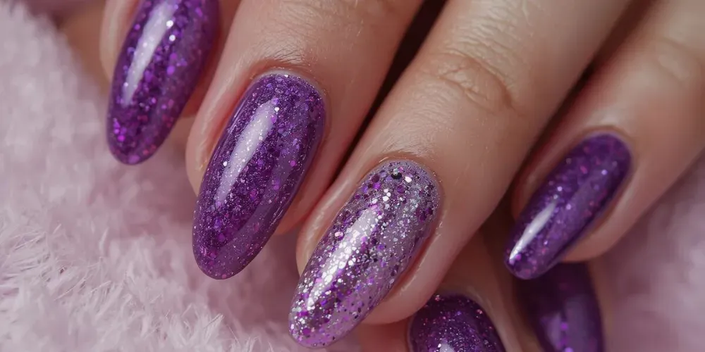45+ Purple & Glitter Nail Art Ideas That Slay 2026 — Pinterest-Worthy Trends