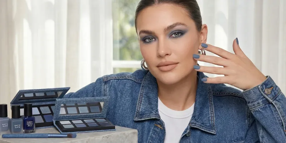 Denim Eyes: The Wearable Blue Makeup Trend Taking Over Spring 2026