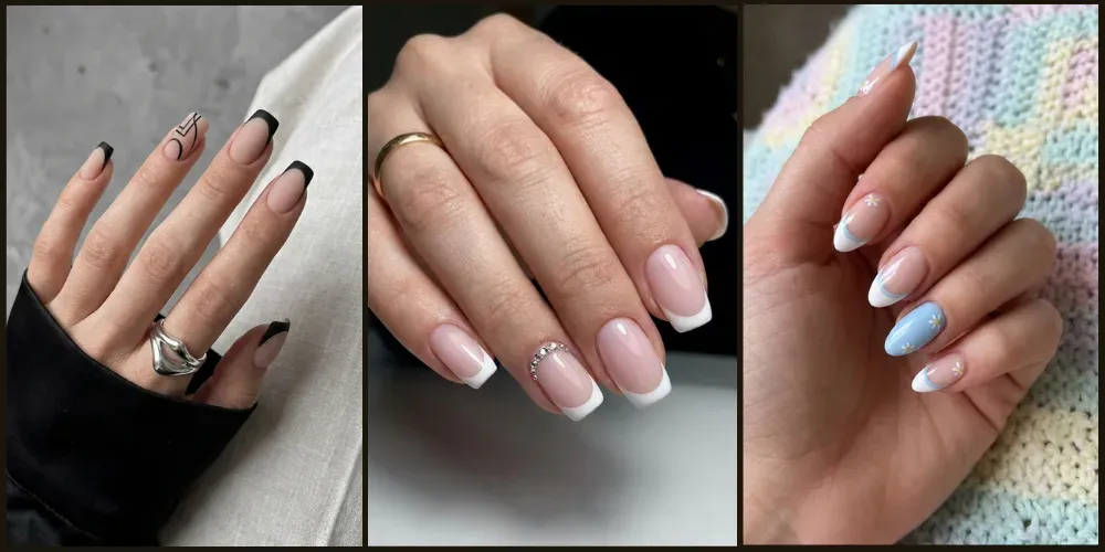15 Short French Tip Nail Designs for Classy and Modern Looks