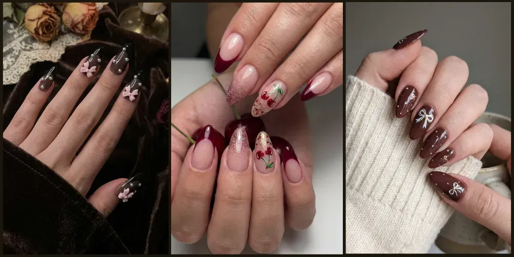 15 Dark Coquette Nail Designs to Add Drama to Your Manicure