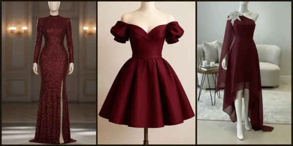 Burgundy Dreams Unveiling Our Most Glamorous, Structurally Luxe Collection