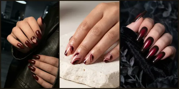 27 Deep Cherry Mocha Nails for a Moody Aesthetic in 2026