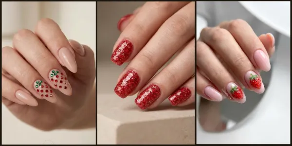 25 Strawberry Nail Designs That Are Sweeter Than Summer